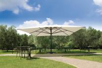 Parasol protection soleil 500x500cm Capri Dark ou Starwhite SCOLARO